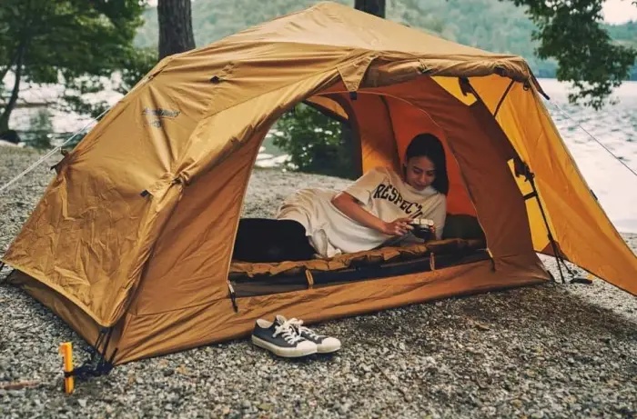 นอนคนเดียวในเต็นท์ Coleman Instant Dome S